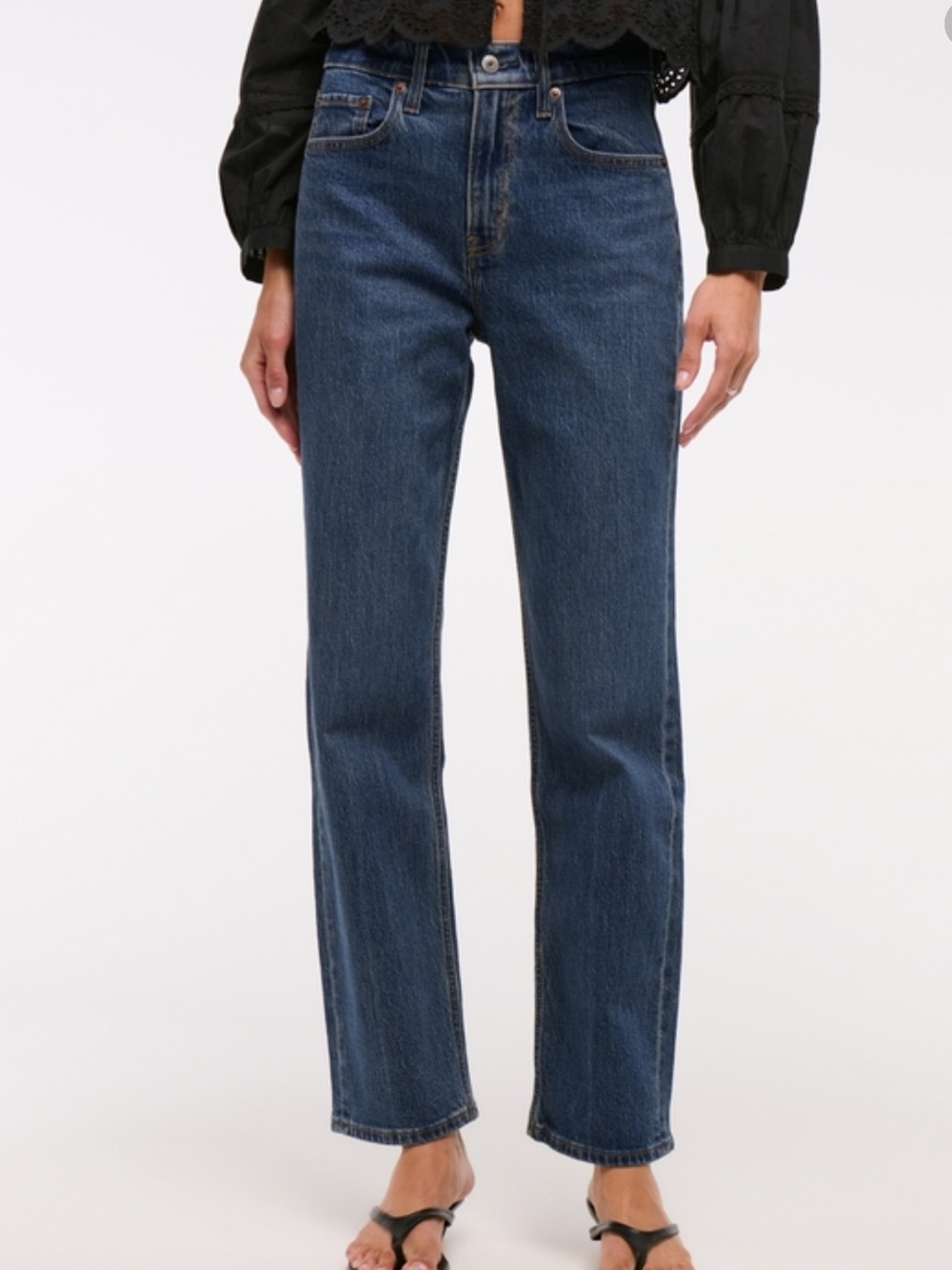 Abercrombie & Fitch The Vintage Straight High Rise Jean